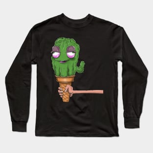 Cactus Ice Cream Long Sleeve T-Shirt